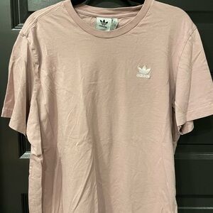 Adidas Men's Light Pink Short Sleeve Tee